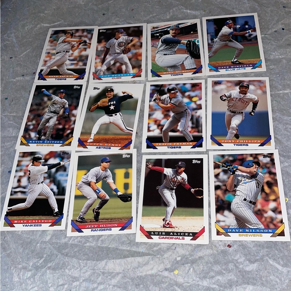 1️⃣9️⃣9️⃣3️⃣TOPPS BASEBALL ⚾️CARDS